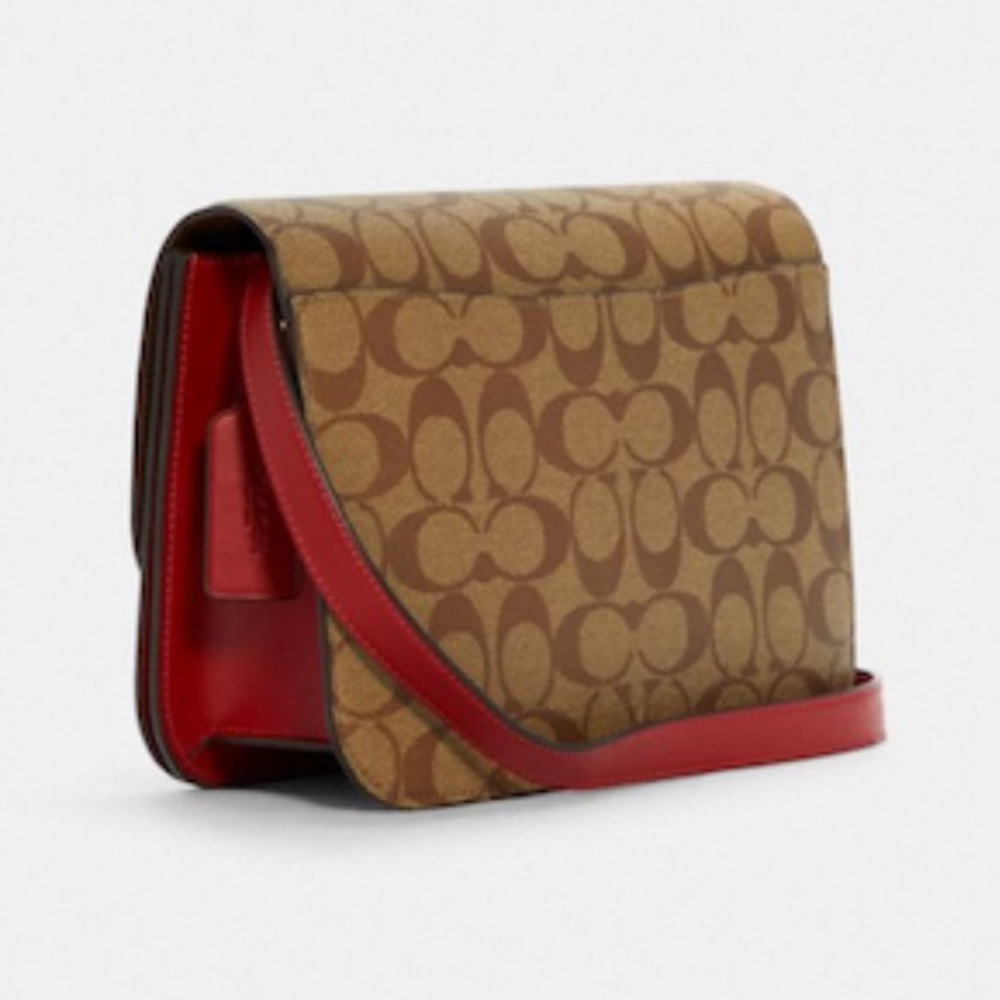 Coach Brynn Flap Crossbody In Signature Canvas Bag - Picture 6 of 12